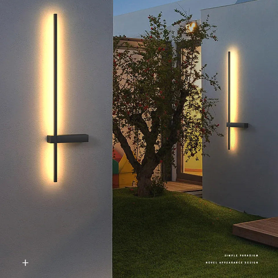 Verthara Premium Slim Linear Outdoor Wall Sconce