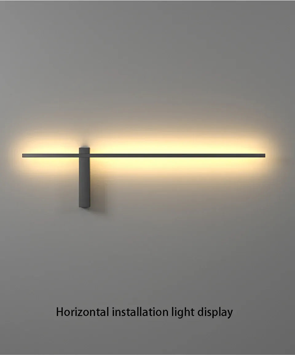 Verthara Premium Slim Linear Outdoor Wall Sconce