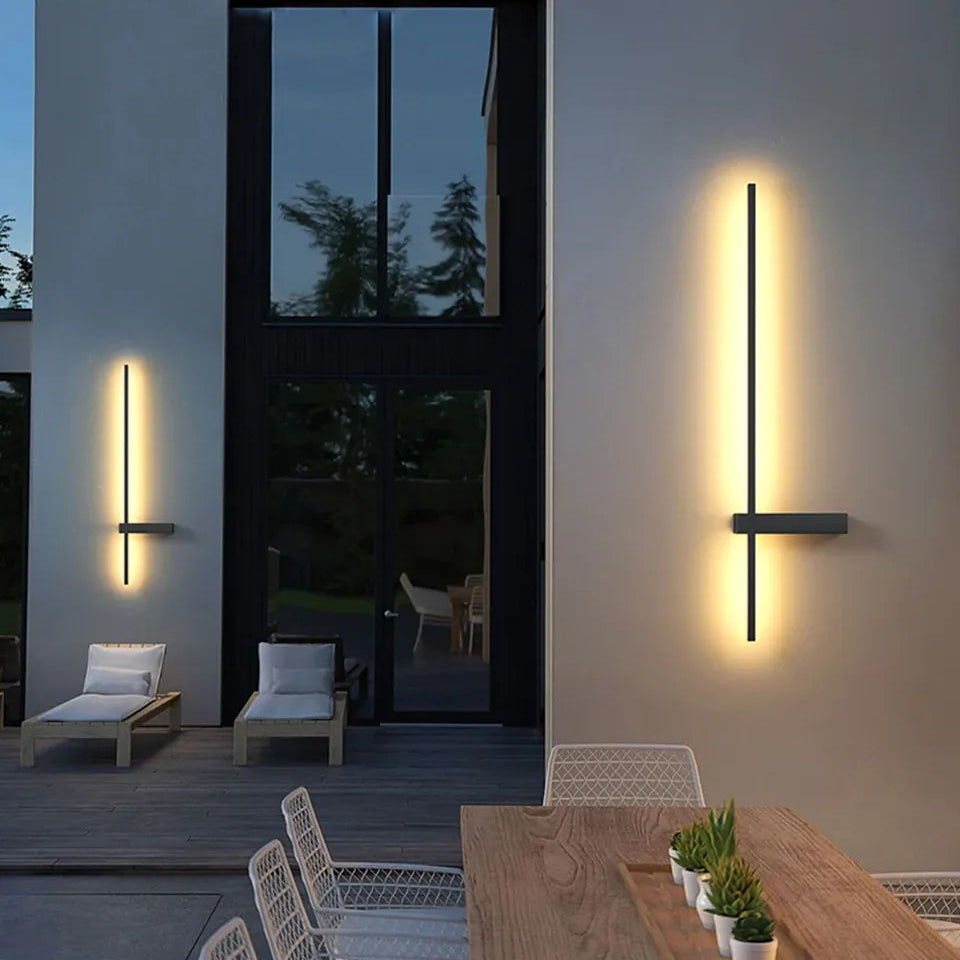 Verthara Premium Slim Linear Outdoor Wall Sconce