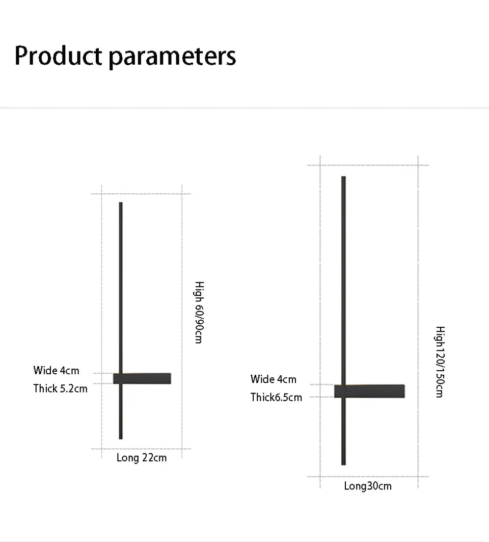 Verthara Premium Slim Linear Outdoor Wall Sconce