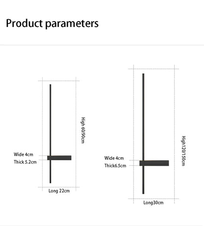 Verthara Premium Slim Linear Outdoor Wall Sconce