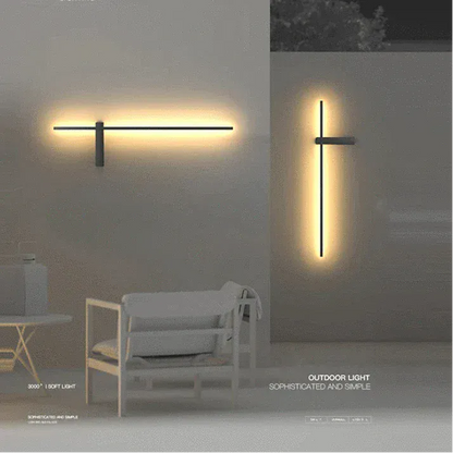 Verthara Premium Slim Linear Outdoor Wall Sconce