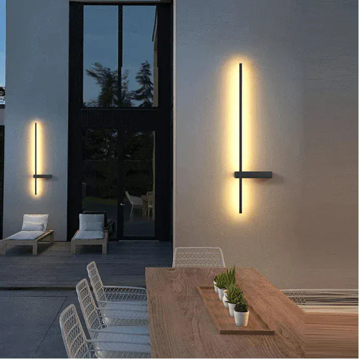 Verthara Premium Slim Linear Outdoor Wall Sconce