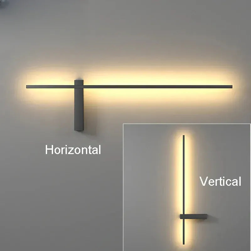Verthara Premium Slim Linear Outdoor Wall Sconce