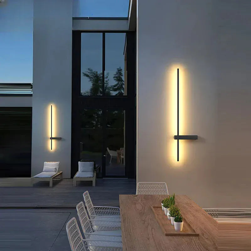 Verthara Premium Slim Linear Outdoor Wall Sconce