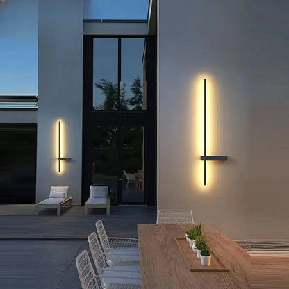 Verthara Premium Slim Linear Outdoor Wall Sconce