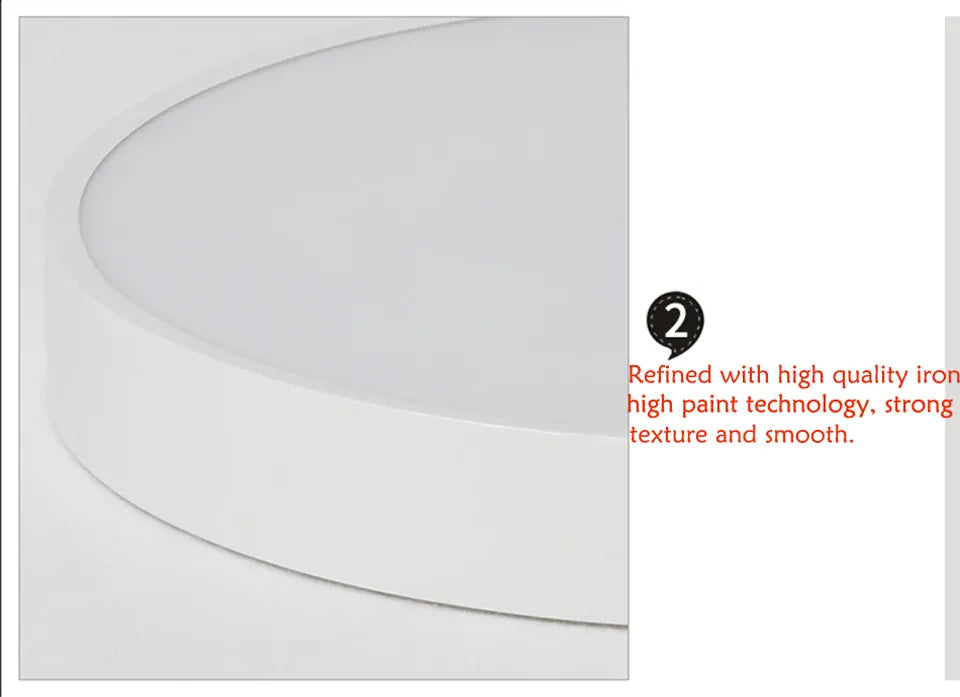 Verthara Premium Slim Round Dimmable LED Ceiling Light with Remote