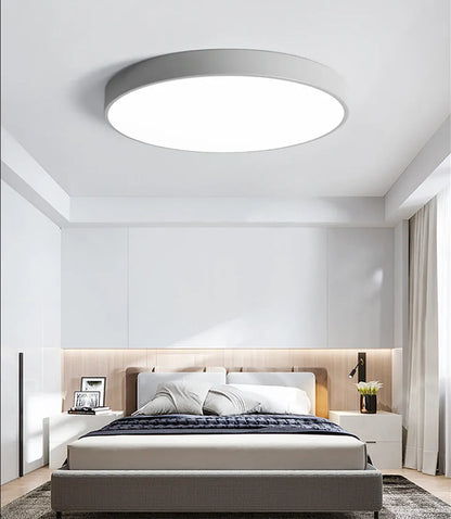 Verthara Premium Slim Round Dimmable LED Ceiling Light with Remote