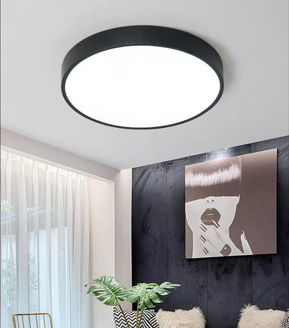 Verthara Premium Slim Round Dimmable LED Ceiling Light with Remote