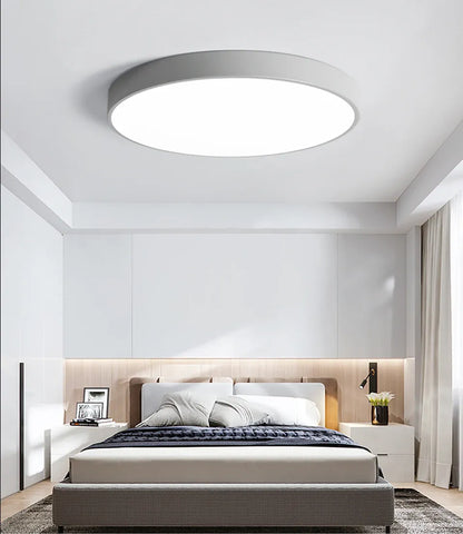 Verthara Premium Slim Round Dimmable LED Ceiling Light with Remote
