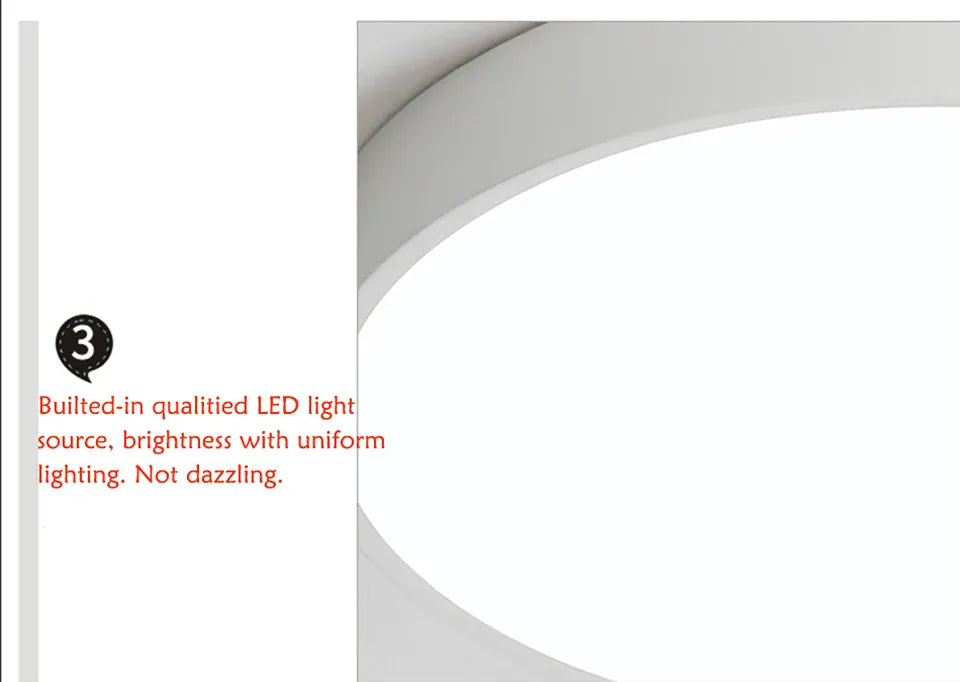 Verthara Premium Slim Round Dimmable LED Ceiling Light with Remote