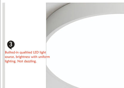 Verthara Premium Slim Round Dimmable LED Ceiling Light with Remote