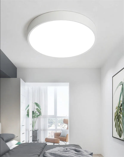 Verthara Premium Slim Round Dimmable LED Ceiling Light with Remote