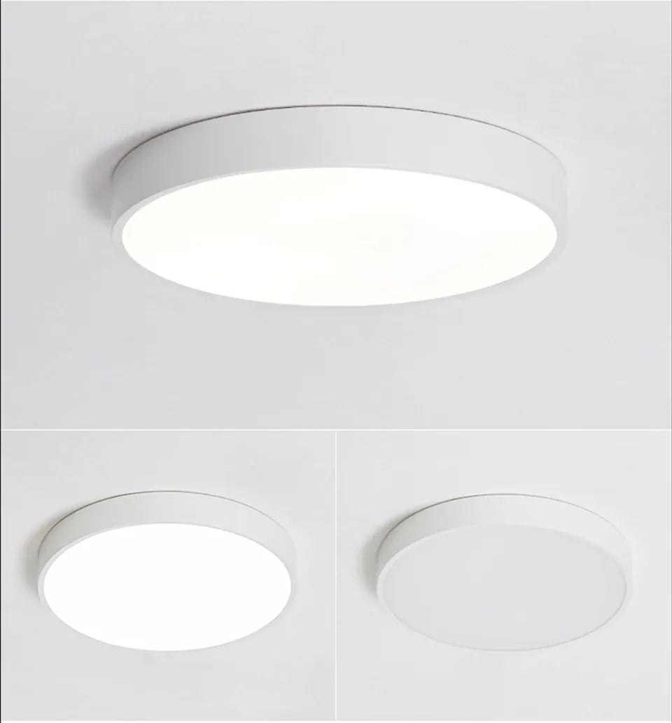 Verthara Premium Slim Round Dimmable LED Ceiling Light with Remote