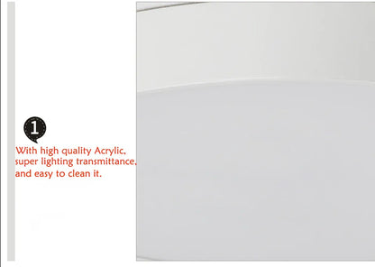 Verthara Premium Slim Round Dimmable LED Ceiling Light with Remote