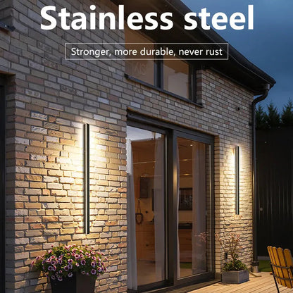 Verthara Premium Smart Dimmable Stainless Steel Outdoor Sconce