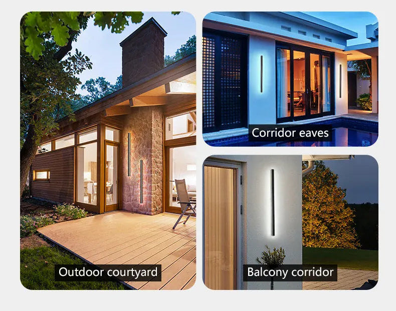Verthara Premium Smart Dimmable Stainless Steel Outdoor Sconce