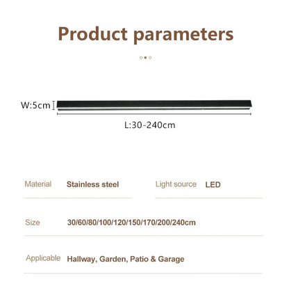 Verthara Premium Smart Dimmable Stainless Steel Outdoor Sconce