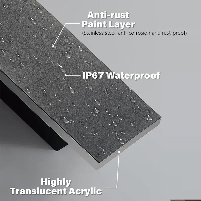 Verthara Premium Smart Outdoor Wall Light with Triac Dimming, IP67 Waterproof Stainless Steel Lantern for Garden and Porch