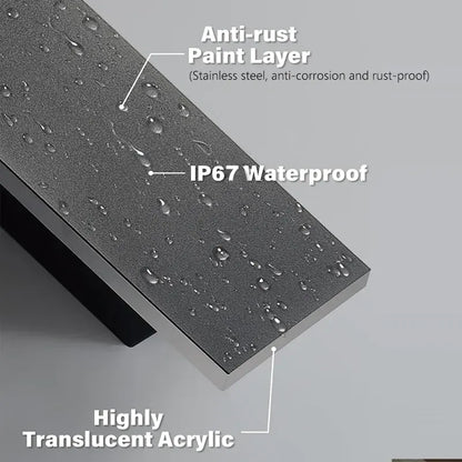 Verthara Premium Smart Outdoor Wall Light with Triac Dimming, IP67 Waterproof Stainless Steel Lantern for Garden and Porch