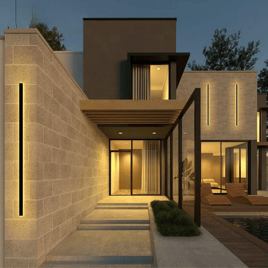 Verthara Premium Smart Outdoor Wall Light with Triac Dimming, IP67 Waterproof Stainless Steel Lantern for Garden and Porch