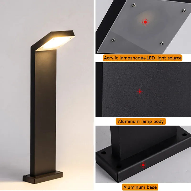 Verthara Premium Solar Aluminium Pathway Garden Lamp