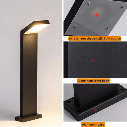 Verthara Premium Solar Aluminium Pathway Garden Lamp