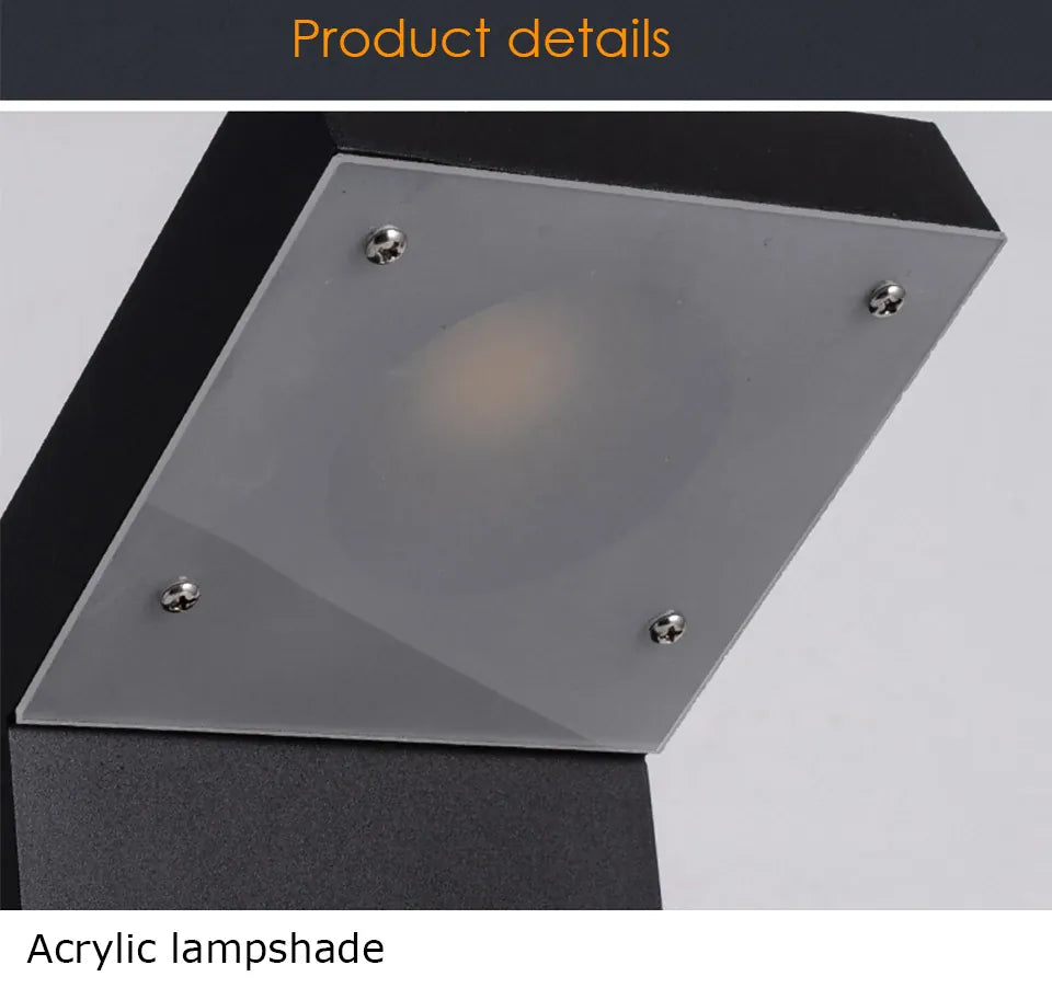 Verthara Premium Solar Aluminium Pathway Garden Lamp