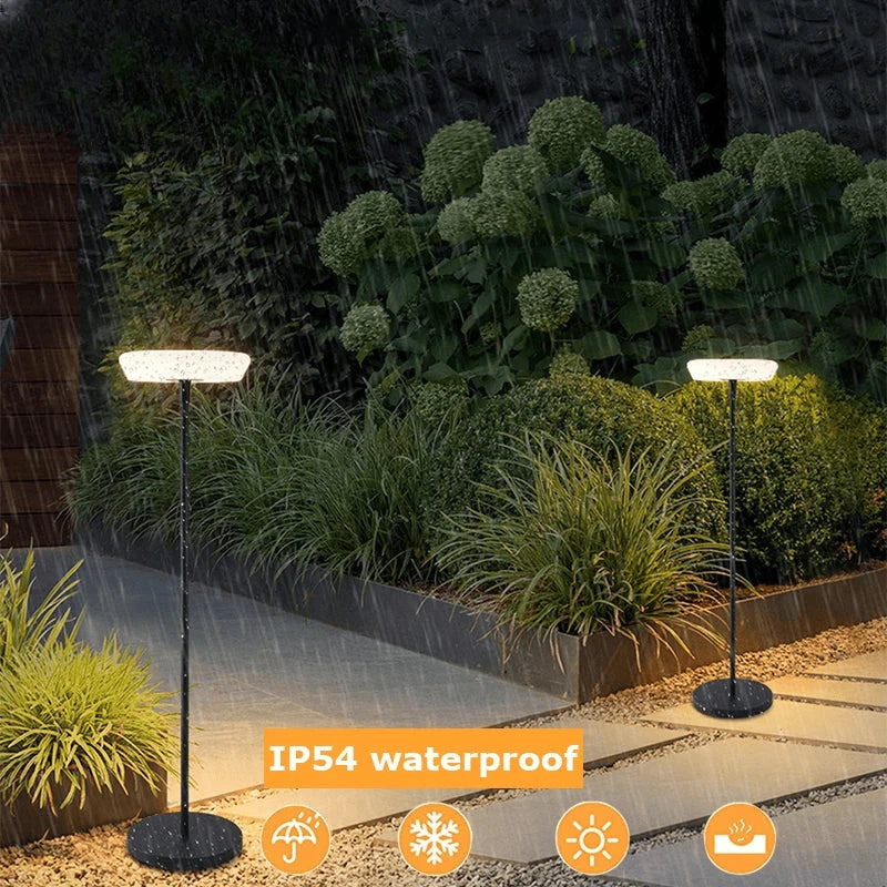 Verthara Premium Solar Cordless Outdoor Floor Lamp