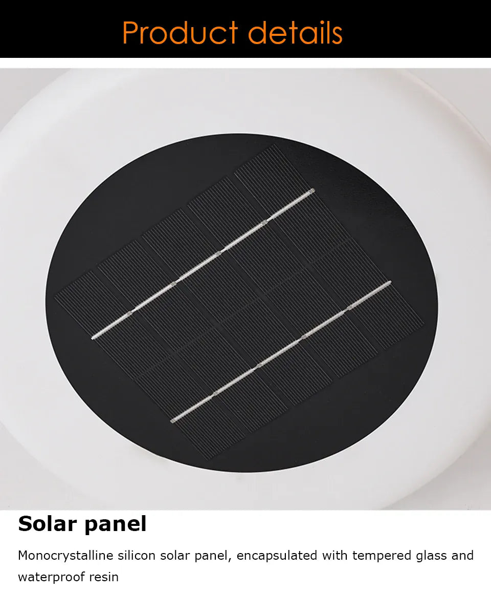 Verthara Premium Solar Cordless Outdoor Floor Lamp