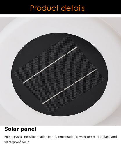 Verthara Premium Solar Cordless Outdoor Floor Lamp