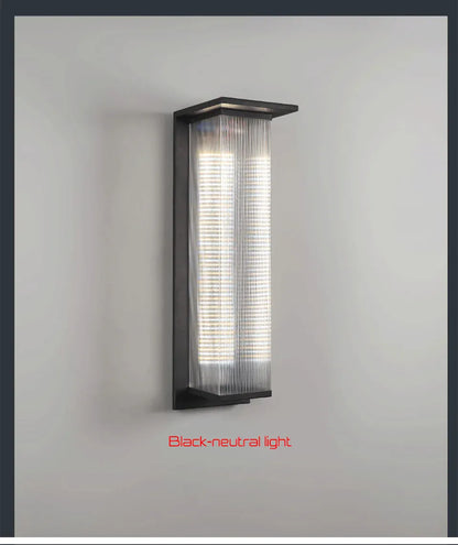 Verthara Premium Solar Dusk-to-Dawn Porch Wall Lantern H60cm