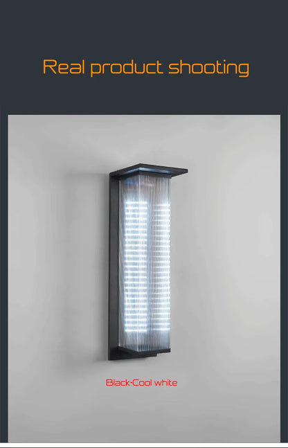 Verthara Premium Solar Dusk-to-Dawn Porch Wall Lantern H60cm