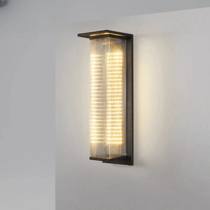 Verthara Premium Solar Dusk-to-Dawn Porch Wall Lantern H60cm