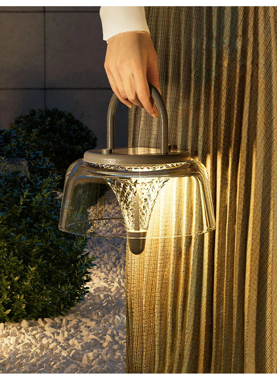 Verthara Premium Solar Hanging Lantern with Handle
