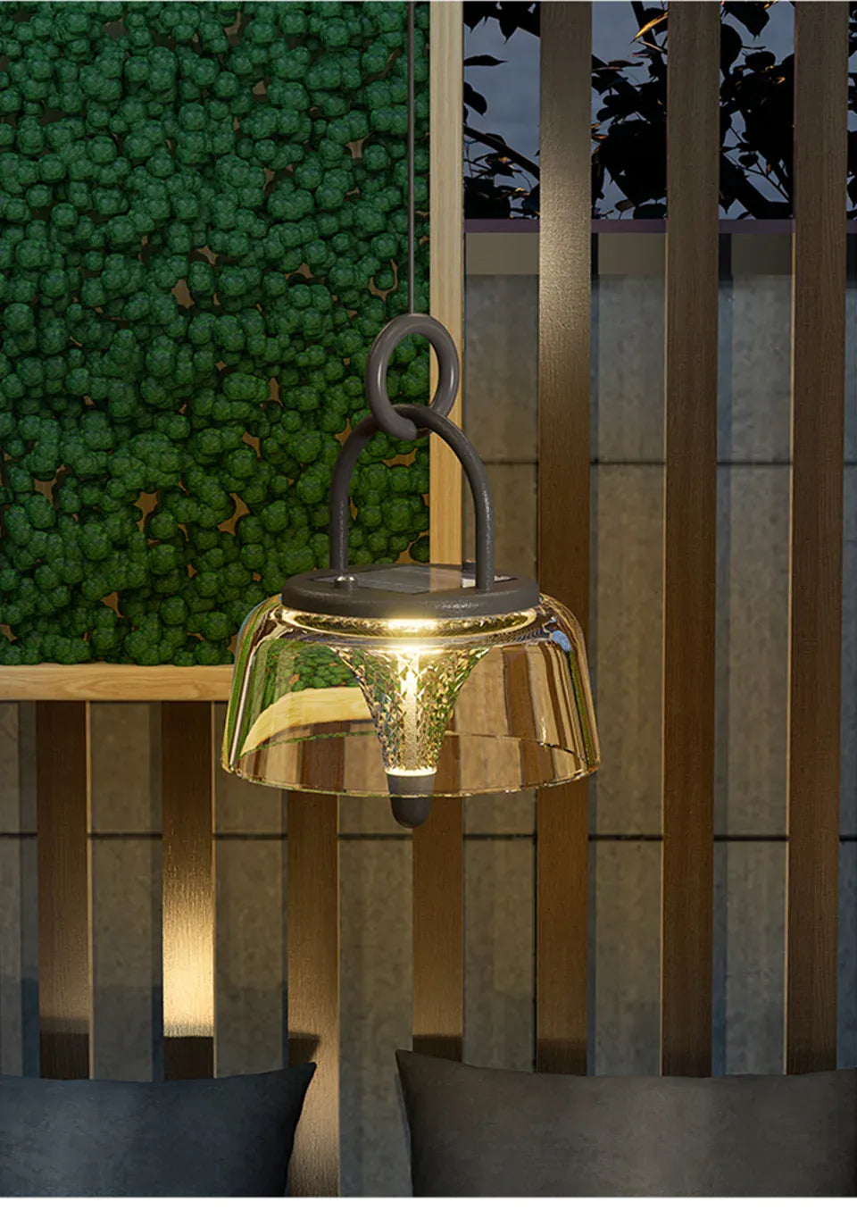 Verthara Premium Solar Hanging Lantern with Handle