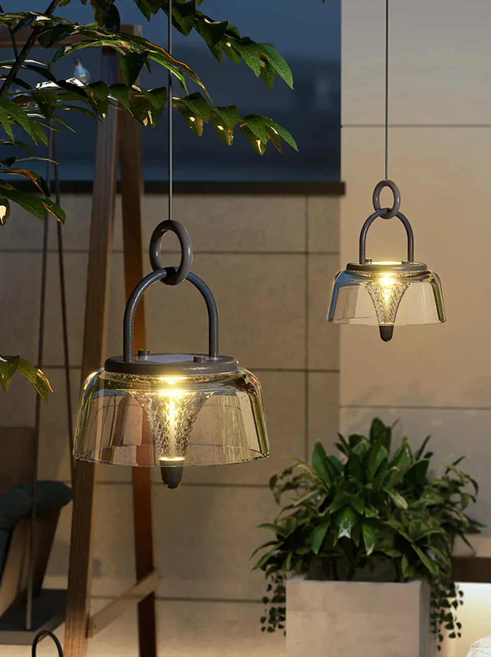 Verthara Premium Solar Hanging Lantern with Handle