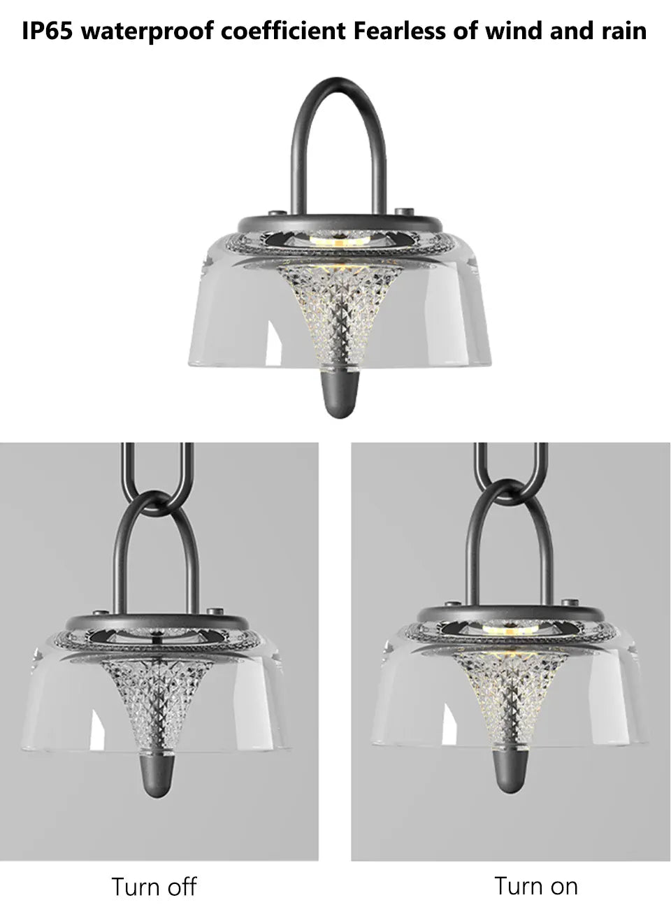 Verthara Premium Solar Hanging Lantern with Handle