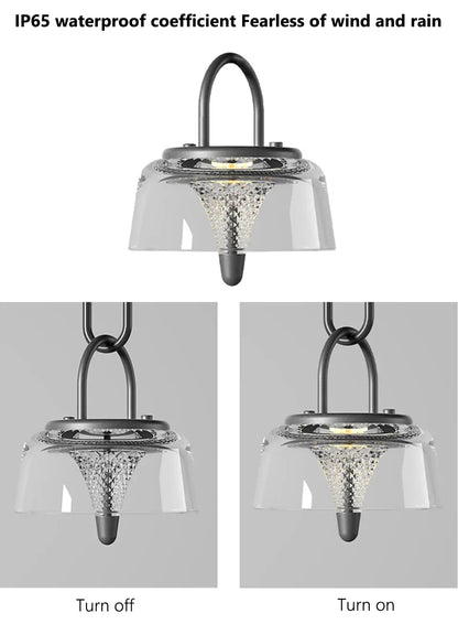 Verthara Premium Solar Hanging Lantern with Handle