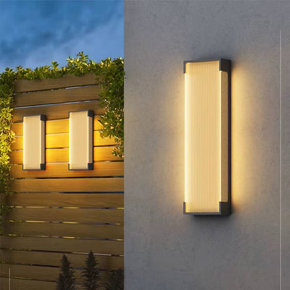 Verthara Premium Solar Outdoor Wall Light – Waterproof Stainless Steel Garden Lantern with Automatic On/Off Sensor for Patios and Balconies