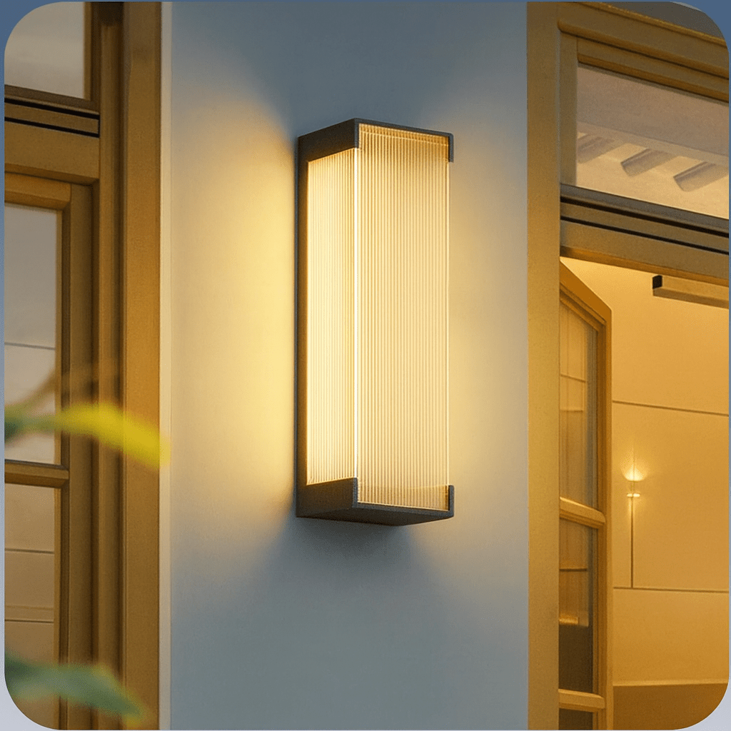 Verthara Premium Solar Outdoor Wall Light – Waterproof Stainless Steel Garden Lantern with Automatic On/Off Sensor for Patios and Balconies C 50cm