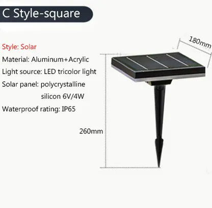 Verthara Premium Solar Pathway Garden Lights D