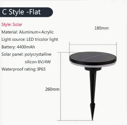 Verthara Premium Solar Pathway Garden Lights C