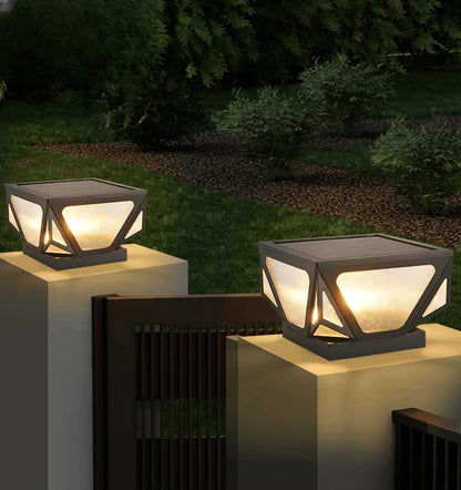 Verthara Premium Solar Post Cap Pillar Light