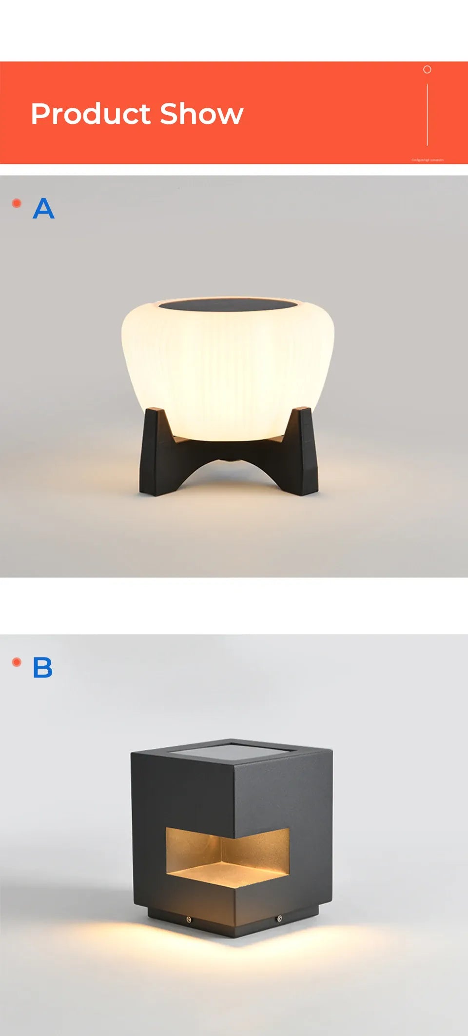 Verthara Premium Solar Post Cap Pillar Light