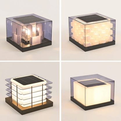 Verthara Premium Solar Post Cap Pillar Light