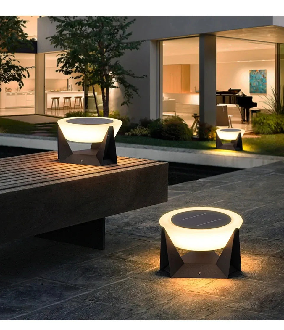 Verthara Premium Solar Post & Pillar Cap Garden Light