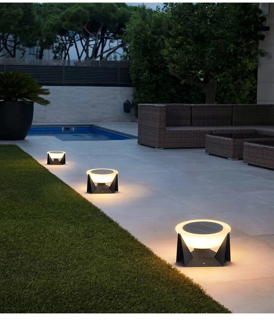 Verthara Premium Solar Post & Pillar Cap Garden Light