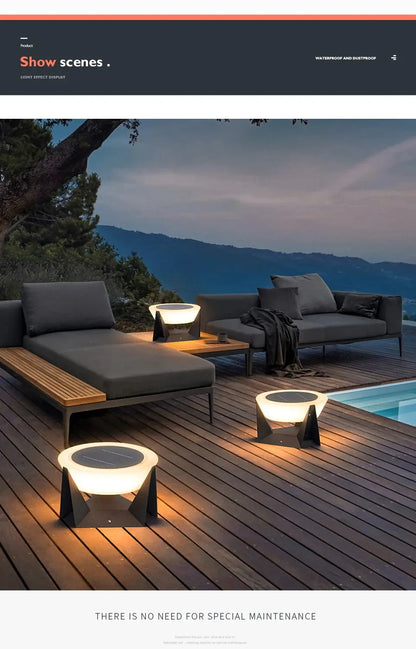 Verthara Premium Solar Post & Pillar Cap Garden Light