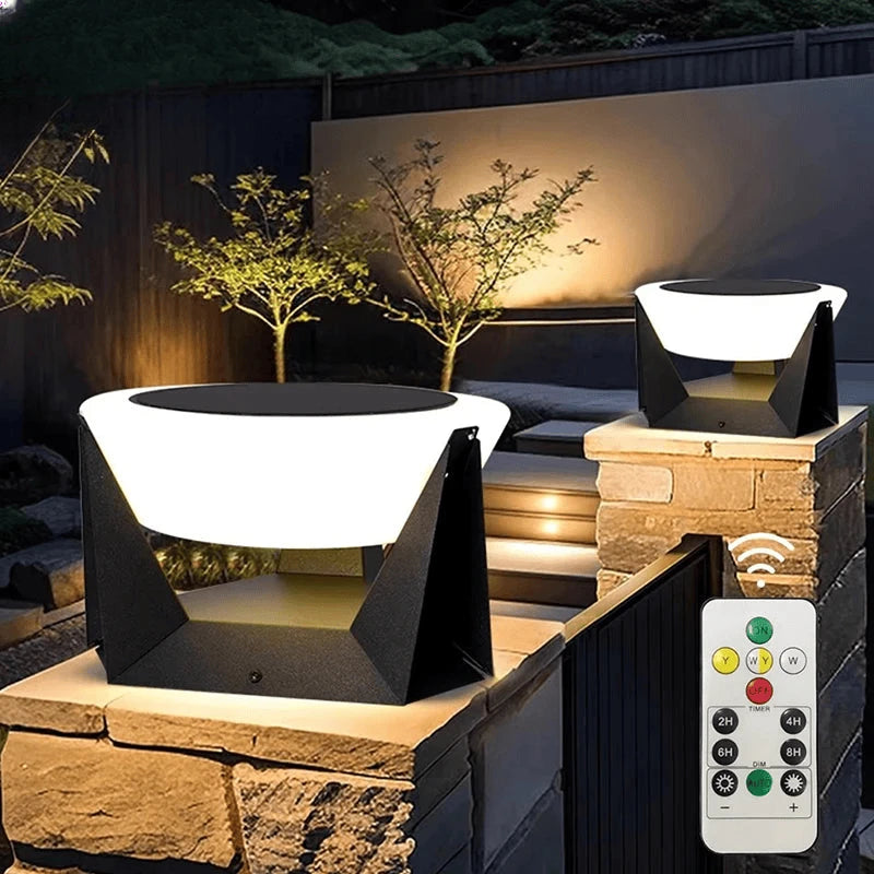 Verthara Premium Solar Post & Pillar Cap Garden Light